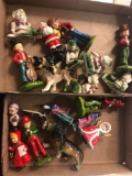 Various small figurines