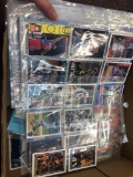 Box of sports cards