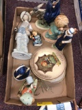 Hummel figurines and collector plates and Lladro