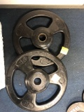 Pair of 45lb York weight plates