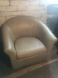 Vinyl armchair