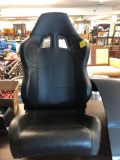 Black racing seat