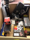 Box full of misc auto parts