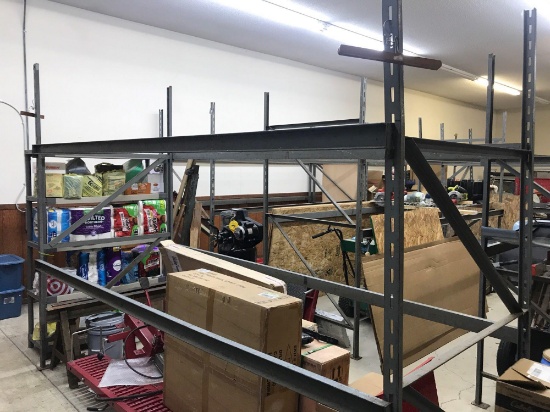 10ft by 51in shelving unit