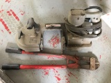 Band saw, bolt cutters