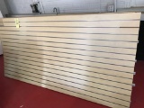 Two 4ft by 8ft track peg boards