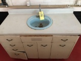 Formica top cabinet/sink