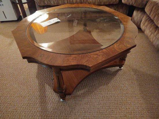 Glass Top Coffee Table