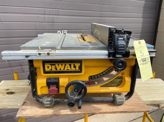 Dewalt Table Saw DWE7480