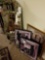 Prints, mirror easel