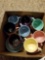 Fiesta tea cups and saucers