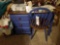 Blue desk and chair