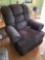 Brown recliner