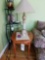 End table, lamp