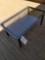 Glass-top patio table