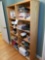 2-section bookshelf, contents sold separately