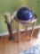 Globe on stand, candle stand