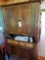 Antique 2-piece step back kitchen cupboard