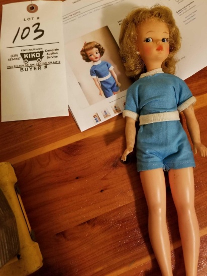 Ideal Tammy doll, 12 in. with ash brown hair