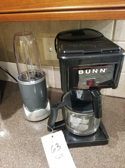 Bunn coffee maker, Ambiano blender