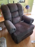 Brown recliner