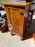 Golden oak cabinet