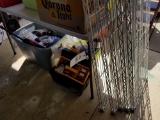 Lifetime 4 ft. folding table, wire rack no poles