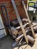 Firewood rack and firewood