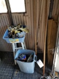 Hardware, lawn tools, mirror
