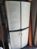 Plastic cabinet and contents