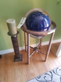 Globe on stand, candle stand
