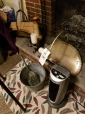Fireplace items, elec. heater