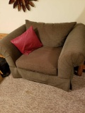 Pair of tufted matching chairs