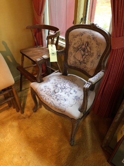 Victorian Chair And High Chair