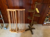 (2) Wood Racks