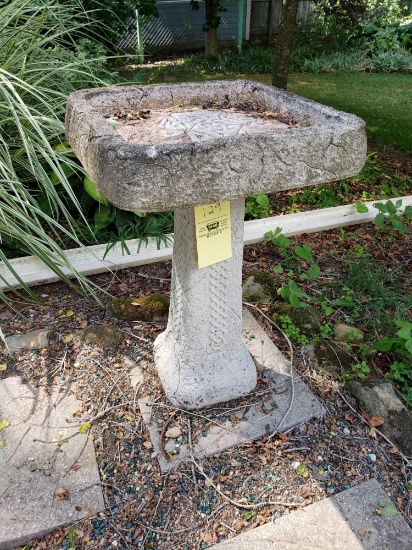 Concrete Bird Bath