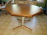 Octagonal Dinette Table with Leaf