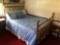 Brass Bed with Full Size Mattress