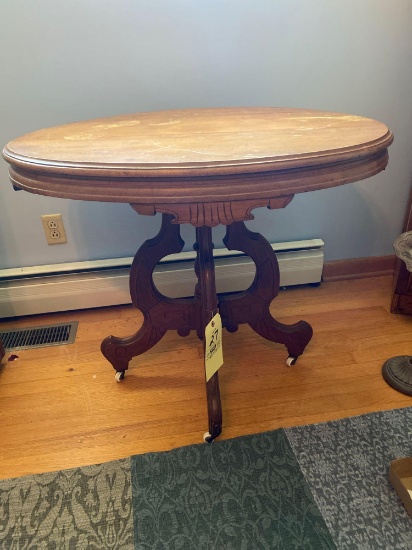 Victorian walnut stand.