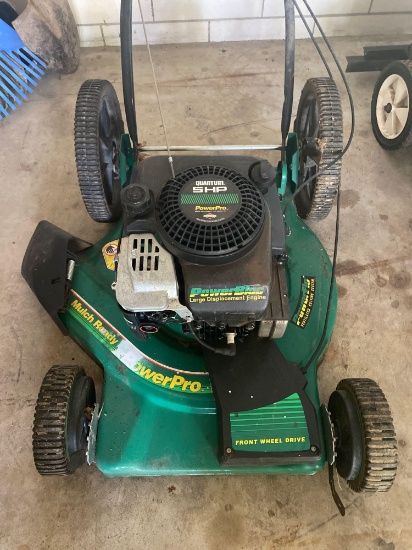 Power Pro 5HP front-wheel drive mower, mulch ready