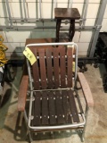 Lawn Chair, Mid-century Stand, Small Stand