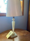 Alabaster table lamp, 29