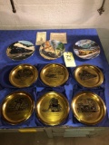 Master Engravers Railroad Solid Brass Plates, Hamilton Train Plates