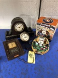 Lionel Alarm Clock, Sessions Mantle Clock, Electric Clock, Ingraham 8-Day Clock