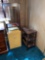 2 small stands, 2 drawer file cabinet