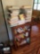 Bookcase with cookbooks