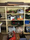 Echo Train Set, Basket, Floral Decor, Wreaths, Dishes, Umbrella Stand, Above Storage Contents
