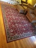 Pair of Shaw brand area rugs 130x94 size