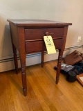 Early two drawer side table