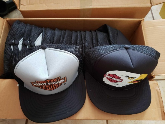 (18) Harley Davidson Snapback Hats